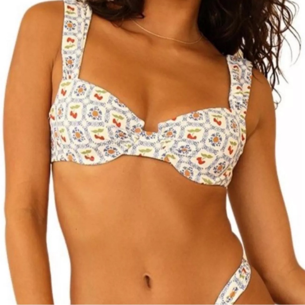 Dippin Daisy’s Roma Bikini Top in Palermo Print